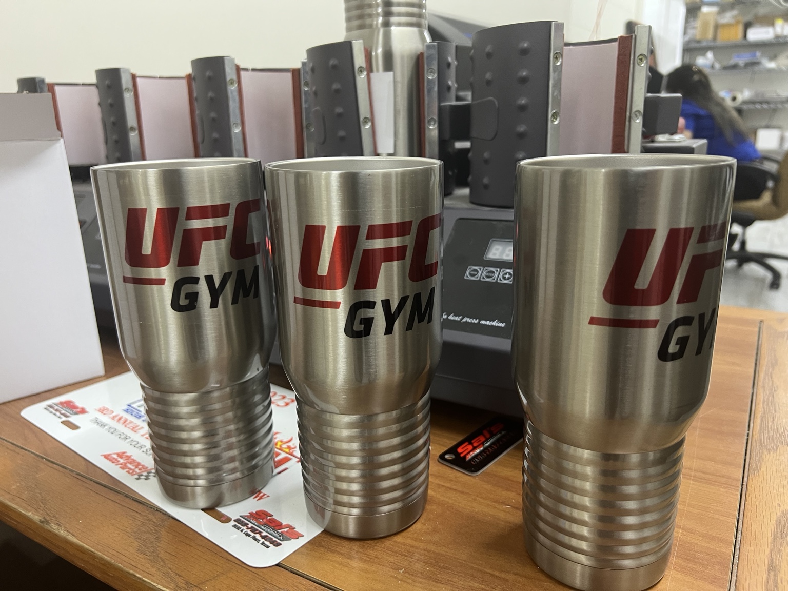 Custom UFC Tumblers